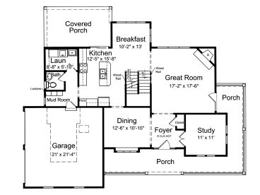 1st Floor Plan, 046H-0089