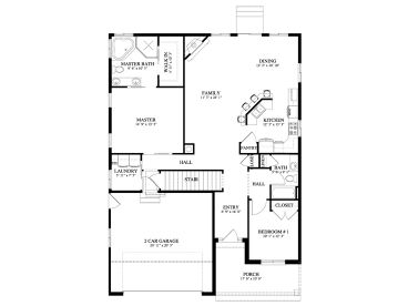 Floor Plan, 065H-0025