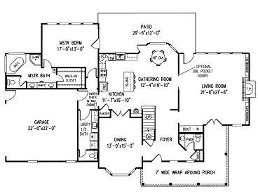 1st Floor Plan, 044H-0031