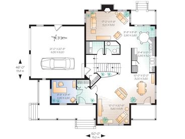 1st Floor Plan, 027H-0056