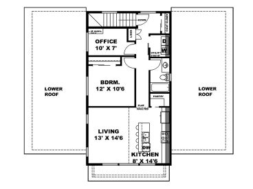 2nd Floor Plan, 012G-0144