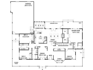 Floor Plan, 013H-0031