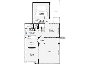 1st Floor Plan, 052H-0055