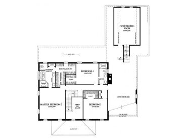 2nd Floor Plan, 063H-0064