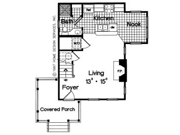1st Floor Plan, 043H-0002