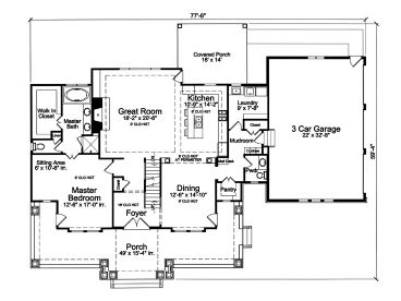 1st Floor Plan, 046H-0099
