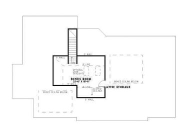2nd Floor Plan, 025H-0005