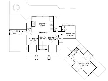 2nd Floor Plan, 043H-0206