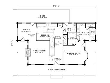 1st Floor Plan, 025L-0027