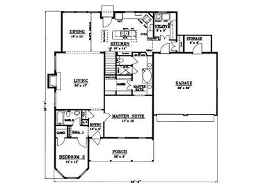 1st Floor Plan, 004H-0070