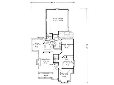 Floor Plan, 054H-0051