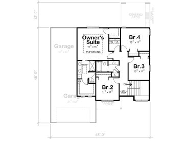2nd Floor Plan, 031H-0468
