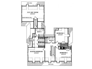 2nd Floor Plan, 063H-0045