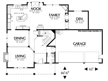 1st Floor Plan, 034H-0163