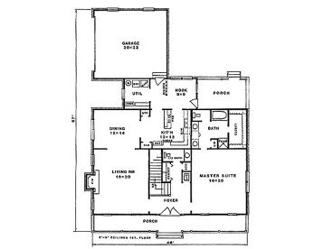 1st Floor Plan, 004H-0072