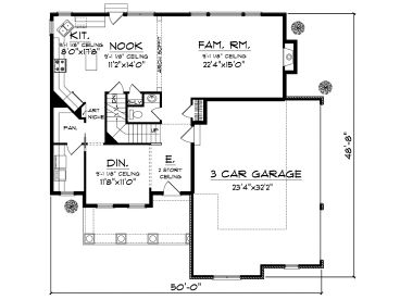 1st Floor Plan, 020H-0215
