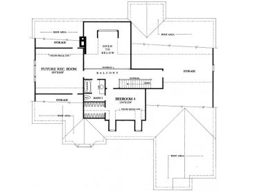 2nd Floor Plan, 063H-0076
