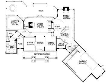 1st Floor Plan, 043H-0206