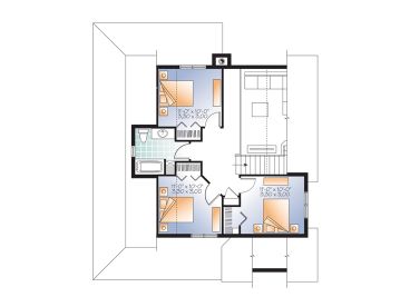 2nd Floor Plan, 027H-0332