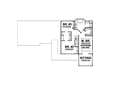 2nd Floor Plan, 016H-0028