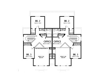 2nd Floor Plan, 034M-0010