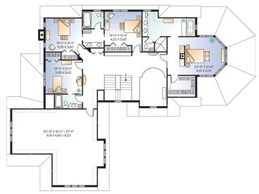 2nd Floor Plan, 027H-0098