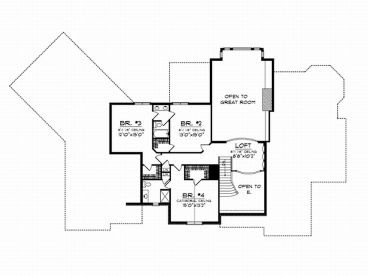 2nd Floor Plan, 020H-0110