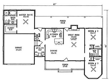 Floor Plan, 004H-0022
