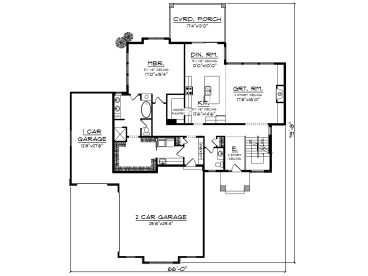 1st Floor Plan, 020H-0492
