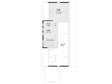 2nd Floor Plan, 052H-0087