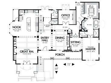 1st Floor Plan, 034H-0145
