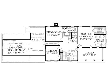 2nd Floor Plan, 063H-0237