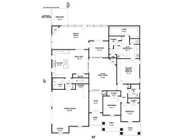 1st Floor Plan, 006H-0201