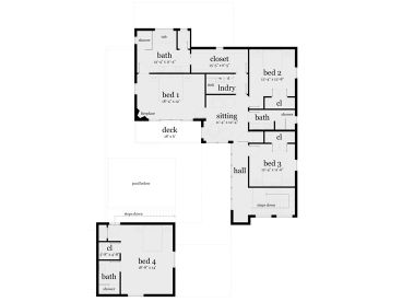 2nd Floor Plan, 052H-0090