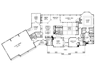 1st Floor Plan, 019H-0034