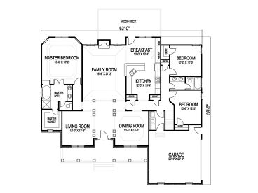 Floor Plan, 058H-0101