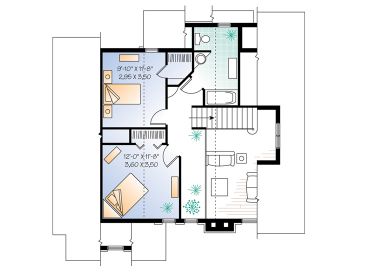 2nd Floor Plan, 027H-0079