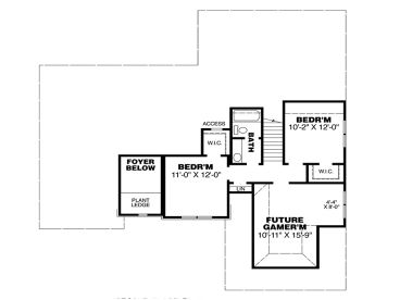 2nd Floor Plan, 011H-0030