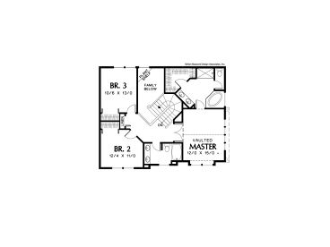 2nd Floor Plan, 034H-0207