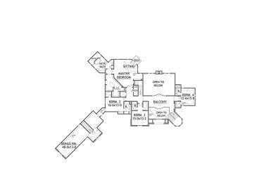 2nd Floor Plan, 055H-0014