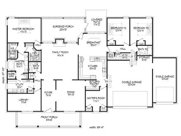 Floor Plan, 062H-0045