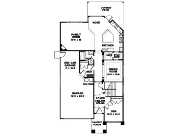 1st Floor Plan, 024H-0004