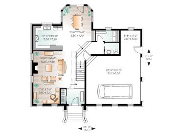 1st Floor Plan, 027H-0261