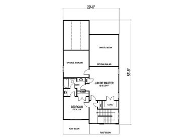 2nd Floor Plan, 058H-0007