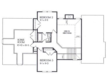 2nd Floor Plan, 045H-0007