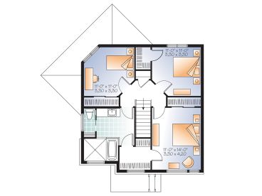 2nd Floor Plan, 027H-0300