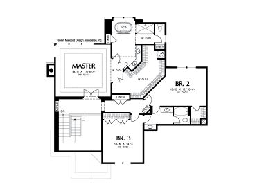 2nd Floor Plan, 034H-0125