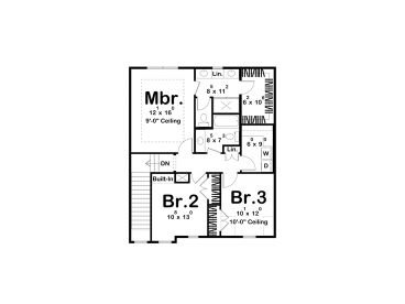 2nd Floor Plan, 050H-0542