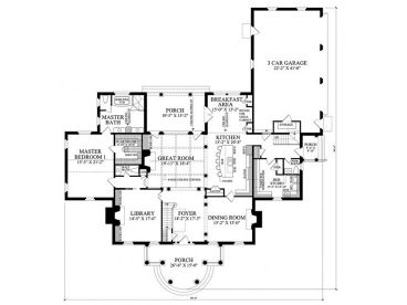 1st Floor Plan, 063H-0063