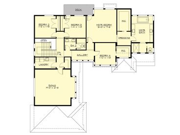 2nd Floor Plan, 035H-0140